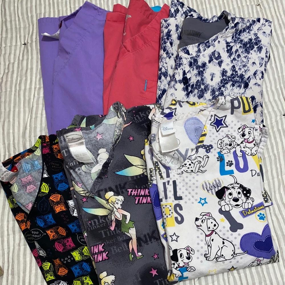 Scrub tops